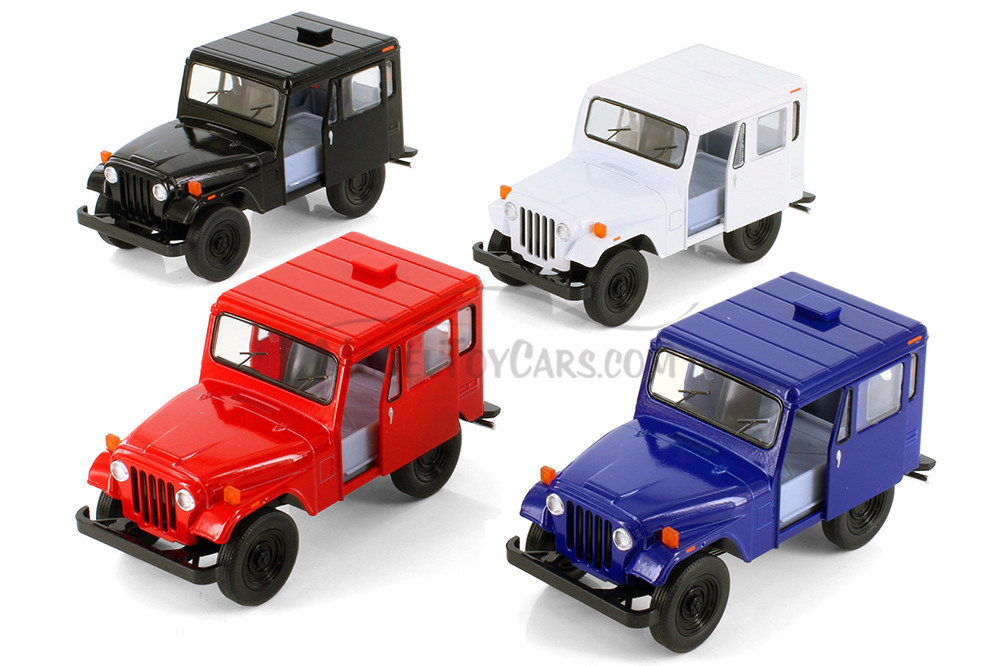 Kinsmart 1971 Jeep DJ-5B Diecast Car Set - Box of 12 1/26 scale