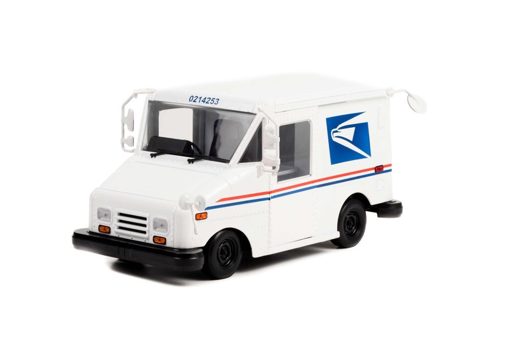 USPS LongLife Postal Delivery Vehicle, White Greenlight 13570 1/18