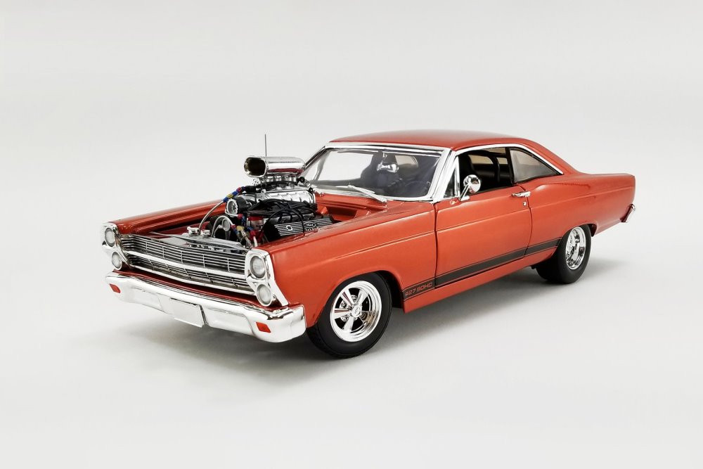 ☆激レア絶版☆GMP*1/18*1967 Ford Fairlane Drag Car - Ulrey Brothers ホワイト - ミニカー