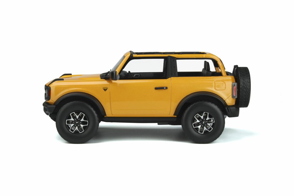 2021 Ford Bronco Badlands Open Top, Cyber Orange - GT Spirit GT858 - 1/18 scale Resin Model Toy Car