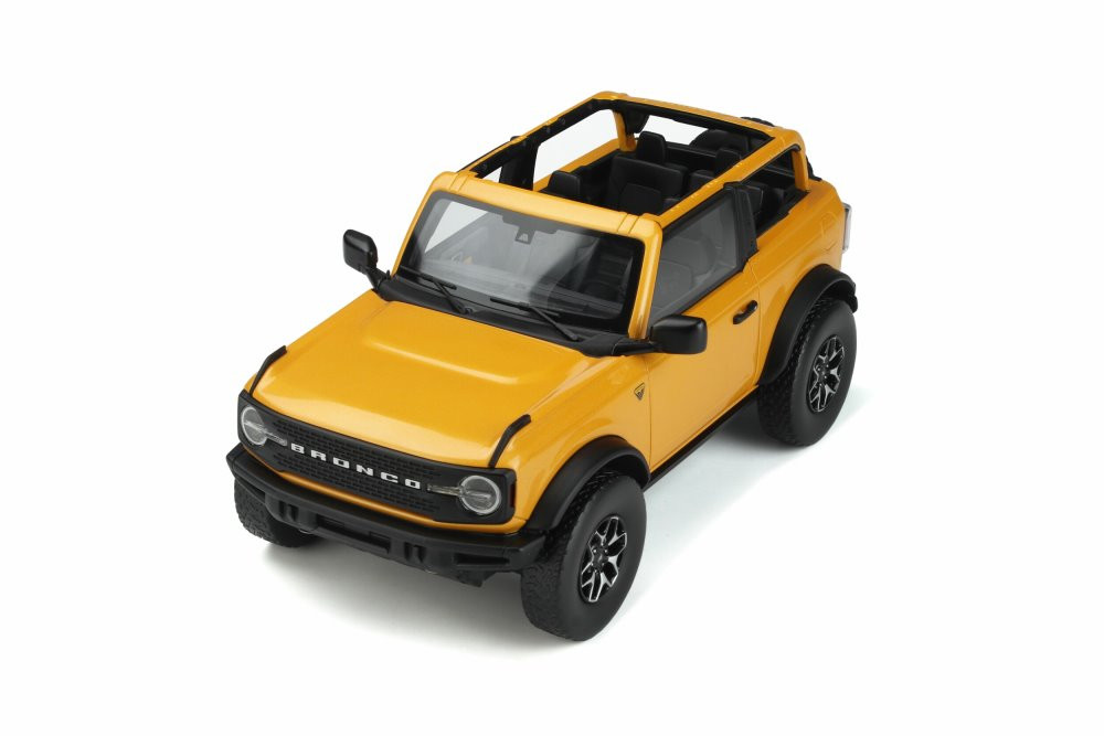 2021 Ford Bronco Badlands Open Top, Cyber Orange - GT Spirit GT858
