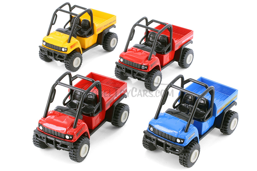  Utility Vehicles Diecast Car Set - Box of 12 1/64 Scale Diecast Model Cars, Assorted Colors