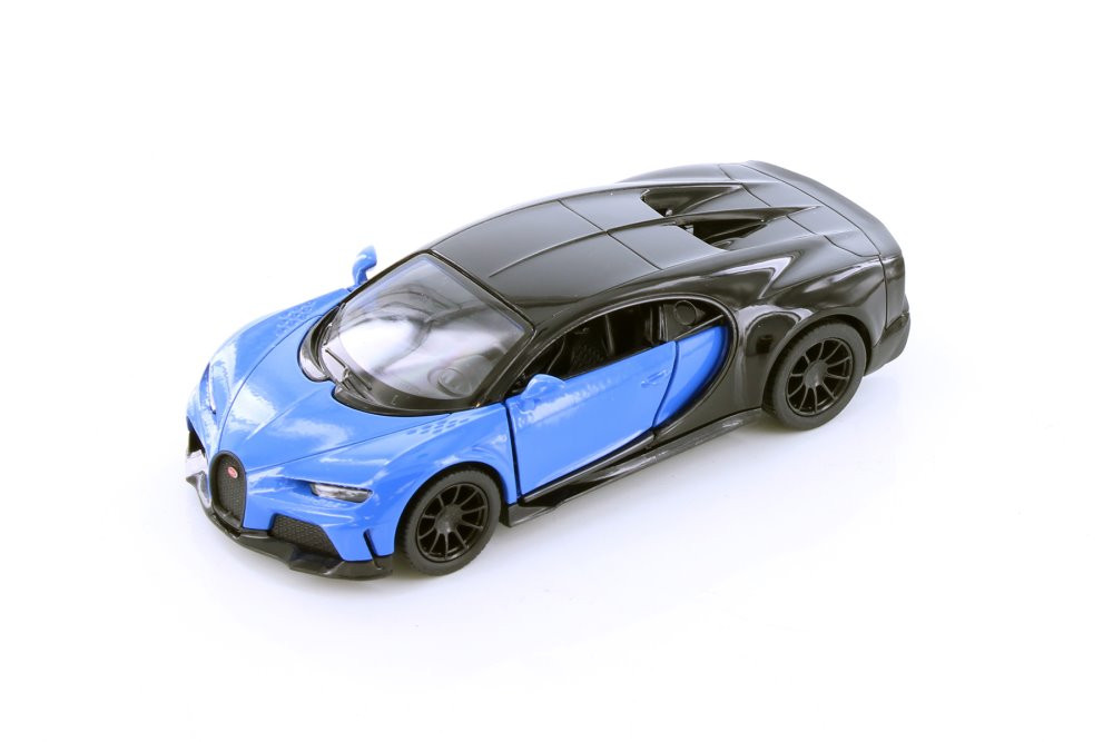 Bugatti Chiron Supersport, Blue - Kinsmart 5423D - 1/38 scale Diecast Model Toy Car