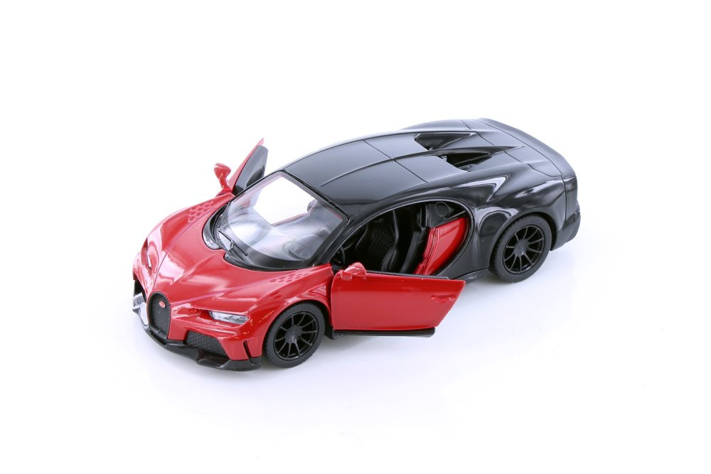Bugatti Chiron Supersport, Red - Kinsmart 5423D - 1/38 scale Diecast Model Toy Car