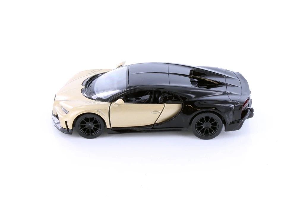 Bugatti Chiron Supersport, Gold - Kinsmart 5423D - 1/38 scale Diecast Model Toy Car