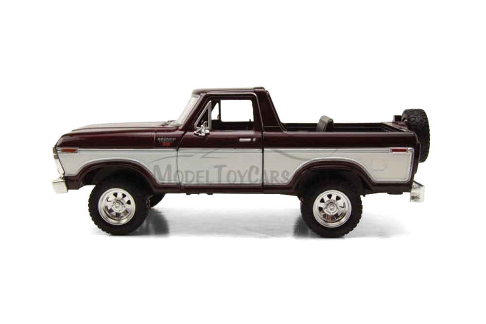 1978 Ford Bronco Ranger XLT w/Spare Tire, Brown - Showcasts® 79372 - 1/24 scale Diecast Car