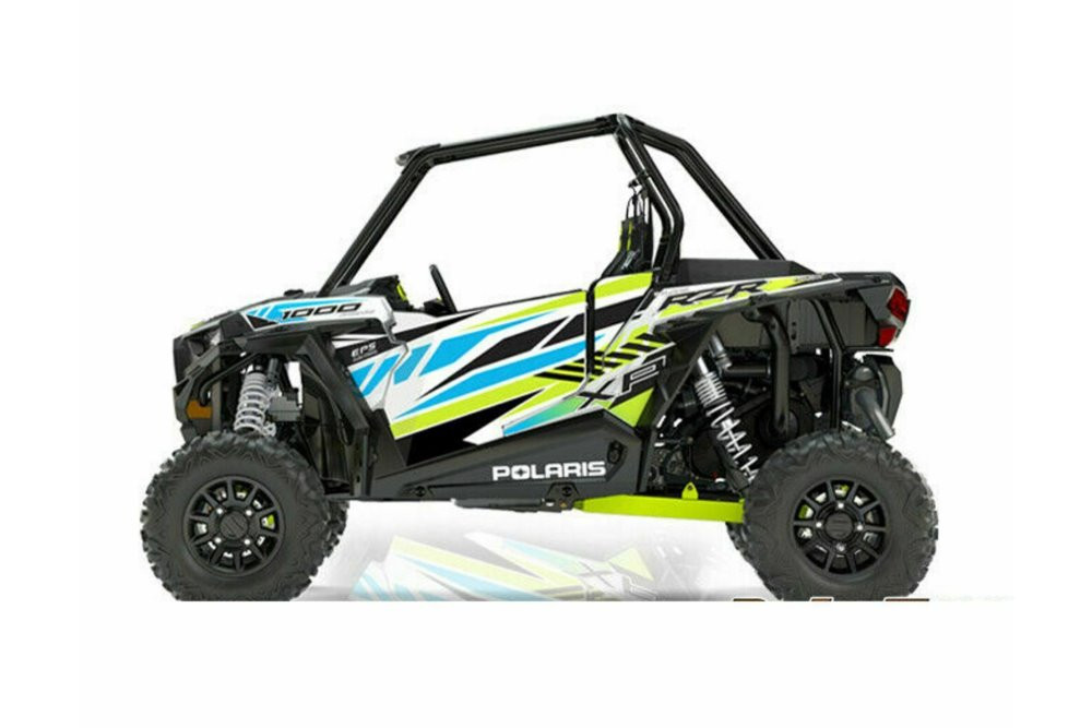 Polaris RZR XP 1000 Dune Buggy, Green - New Ray 57593C - 1/18 scale Diecast Model Toy Car