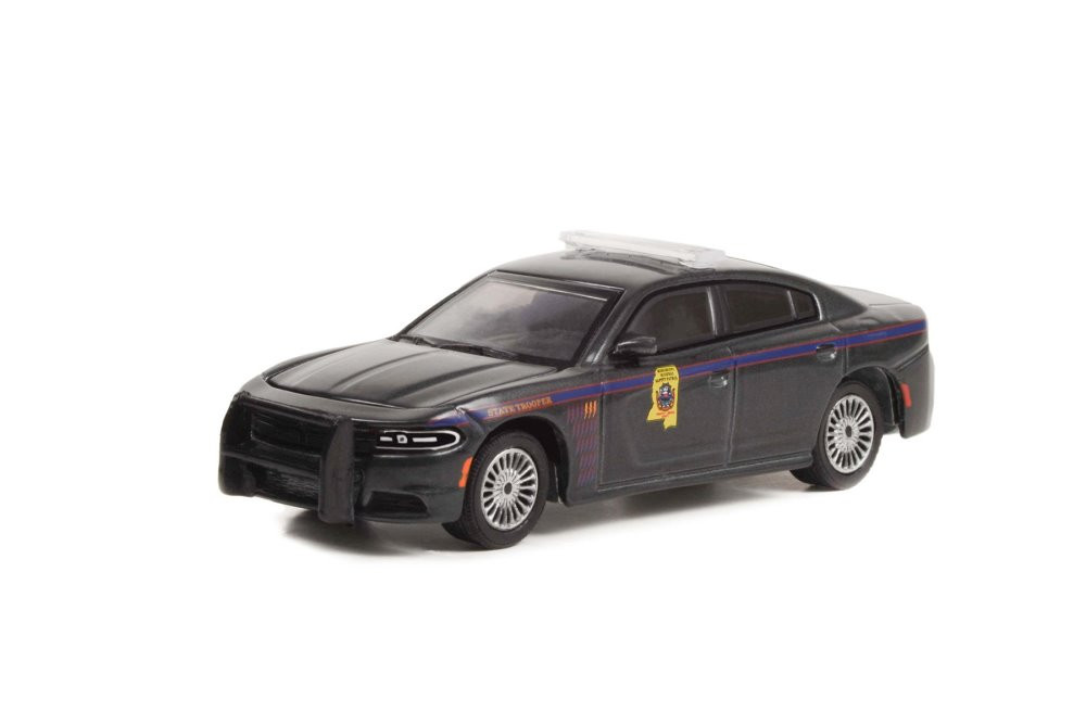 2020 Dodge Charger, Dark Gray - Greenlight 43000D/48 - 1/64 scale