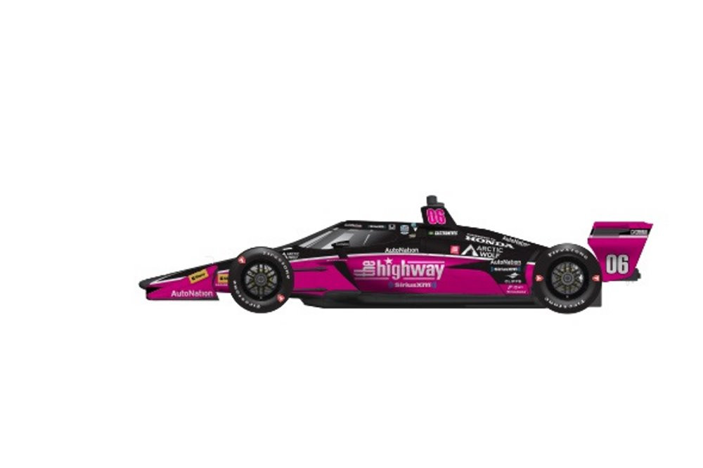 2022 NTT IndyCar Series, #06 Helio Castroneves - Greenlight 11541/48 - 1/64 scale Diecast Car