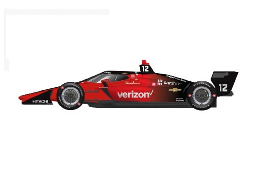 2022 NTT IndyCar Series, #12 Will Power - Greenlight 11531/48 - 1/64 scale Diecast Car
