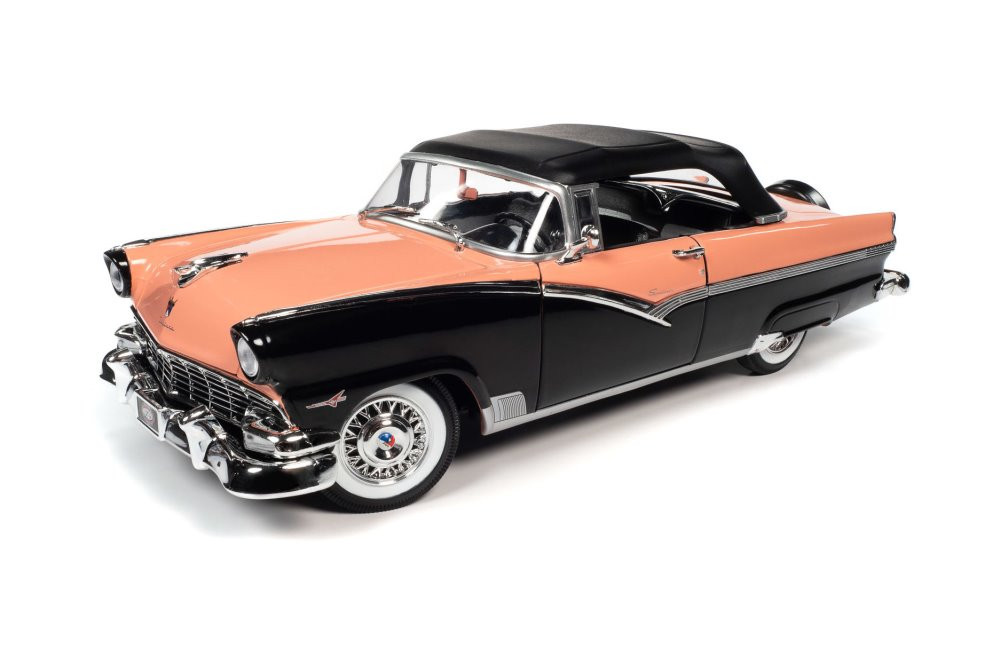 1956 Ford Fairlane Sunliner Cnvrtbl Soft Top, Sunset Coral