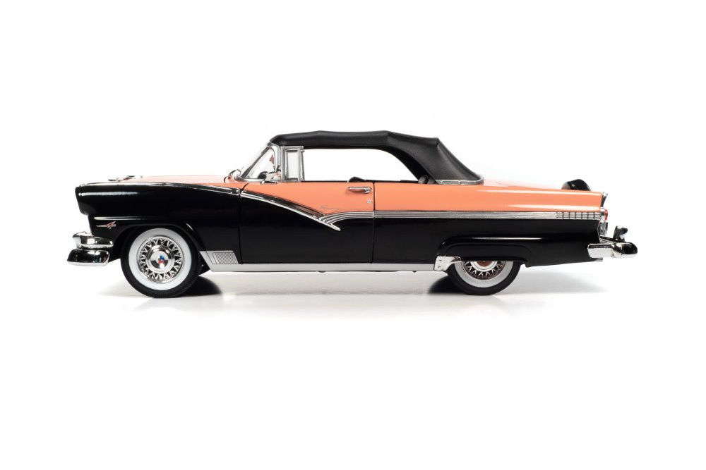 1956 Ford Fairlane Sunliner Cnvrtbl Soft Top, Sunset Coral AMM1270