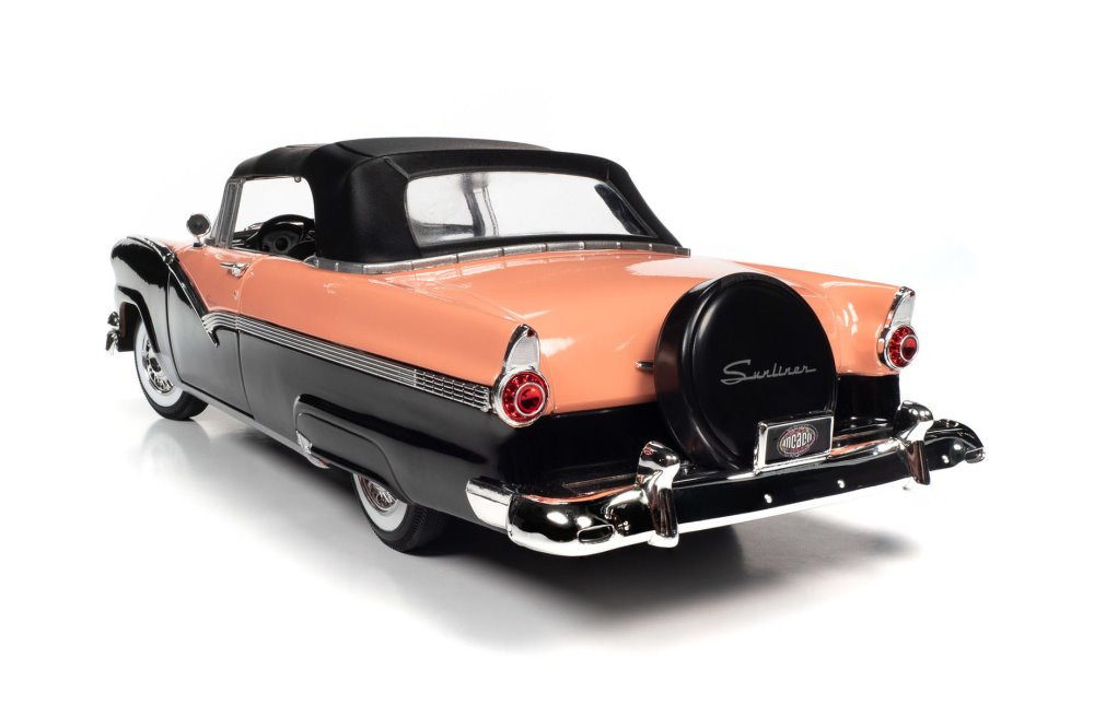 1956 Ford Fairlane Sunliner Cnvrtbl Soft Top, Sunset Coral AMM1270