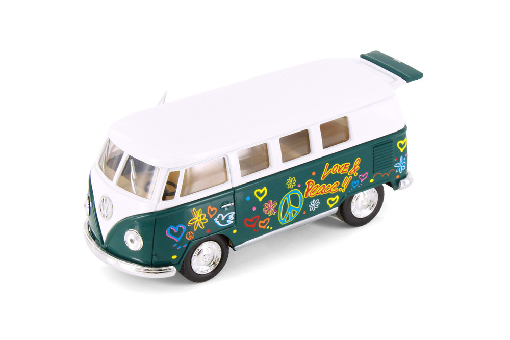  Volkswagen Classic Bus Asst Diecast Car Set Box of 12 1/32 scale Diecast Model Cars, Assd Colors