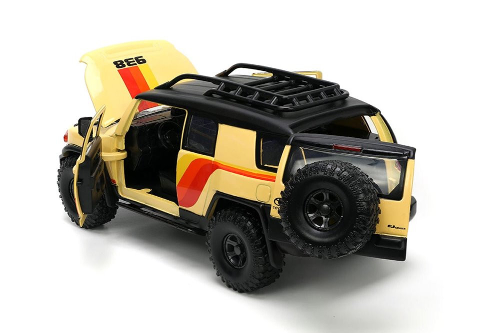 Toyota FJ Cruiser #938 w/ Extra Wheels, Yellow - Jada Toys 33028