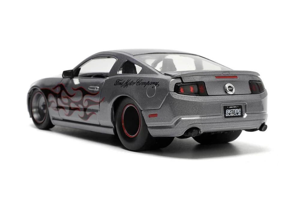 2010 Ford Mustang GT, Silver - Jada Toys 34039/4 - 1/24 scale Diecast Model Toy Car