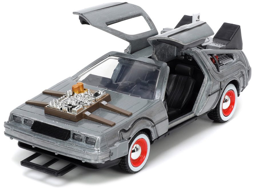 DeLorean DMC (Time Machine), Back to the Future Part III - Jada Toys 32290 - 1/32 scale Diecast Car