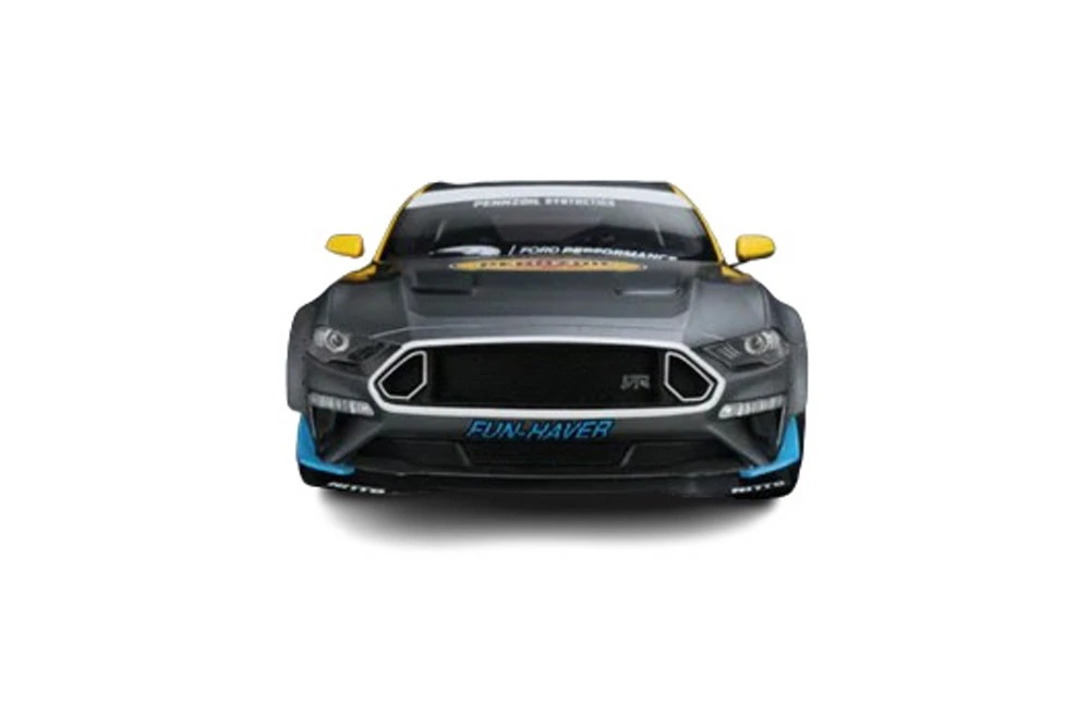 2021 Ford Mustang RTR Spec 5 Widebody, Black/Yellow - GT Spirit US056 - 1/18 scale Resin Car