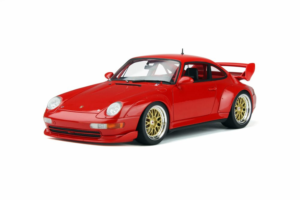 1996 Porsche 911 (993) 3.8 RSR, Red - GT Spirit GT366 - 1/18 scale Resin Model Toy Car