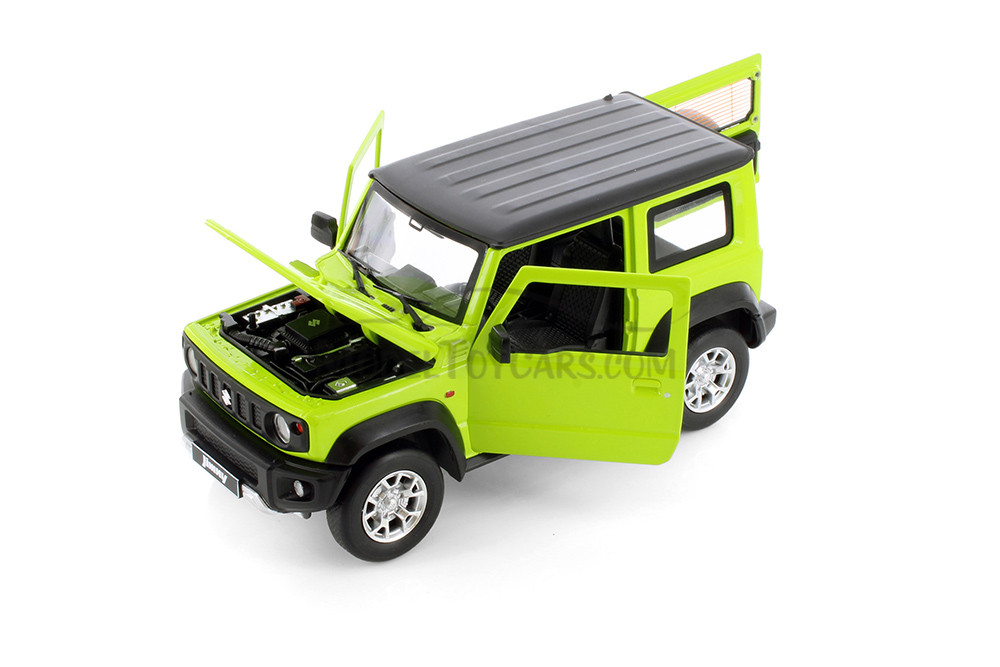 Showcasts Suzuki Jimny Diecast Car Set - Box of 4 1/24 scale Diecast Model Cars, Assorted Colors