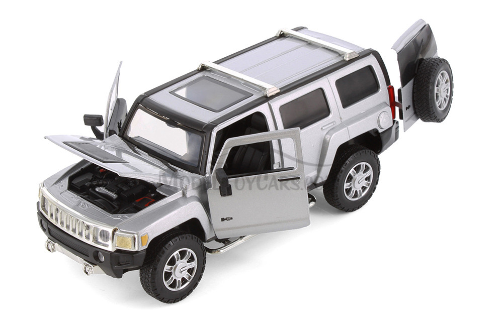 Showcasts Hummer H3 Diecast Car Set - Box of 4 1/24 scale Diecast