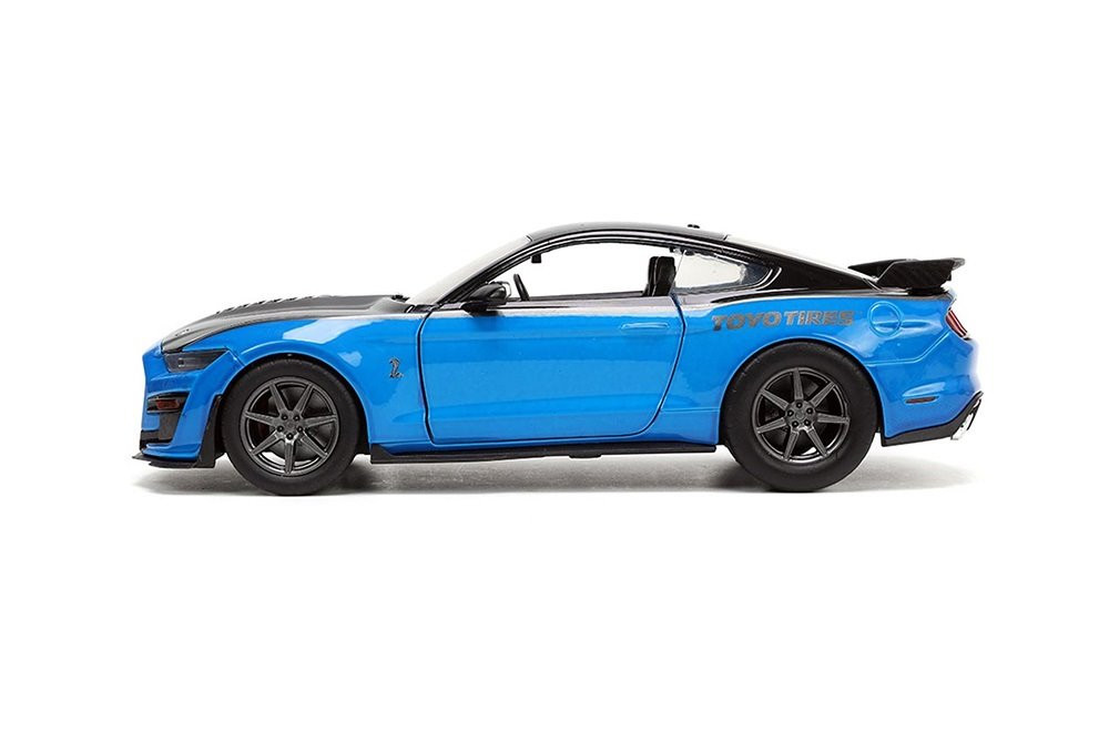 2015 Ford Mustang Shelby GT500, Blue - Jada Toys 33881 - 1/24 scale Diecast Model Toy Car