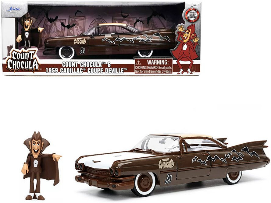 1959 Cadillac Coupe DeVille w/ Count Chocula Figurine, Brown