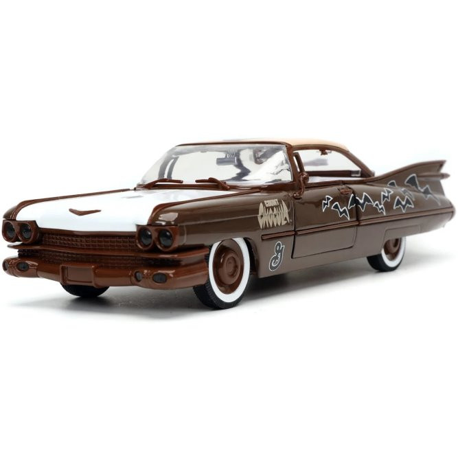 1959 Cadillac Coupe DeVille w/ Count Chocula Figurine, Brown - Jada Toys -  1/24 scale Diecast Car