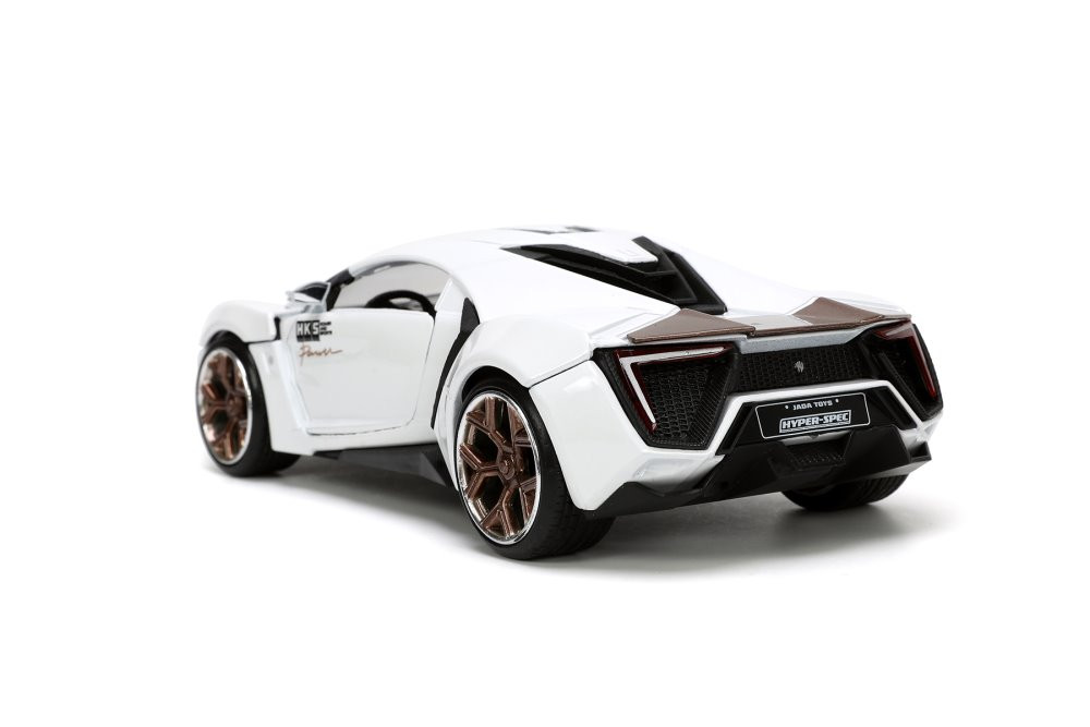 リッキー Jada Lykan Hypersport Silver & Purple 1/32 Diecast Model Car