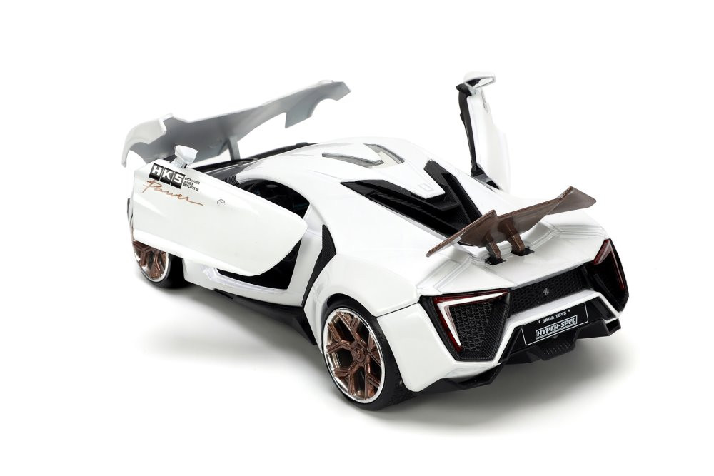 Lykan Hypersport, White - Jada Toys 34030 - 1/24 scale Diecast Model Toy Car