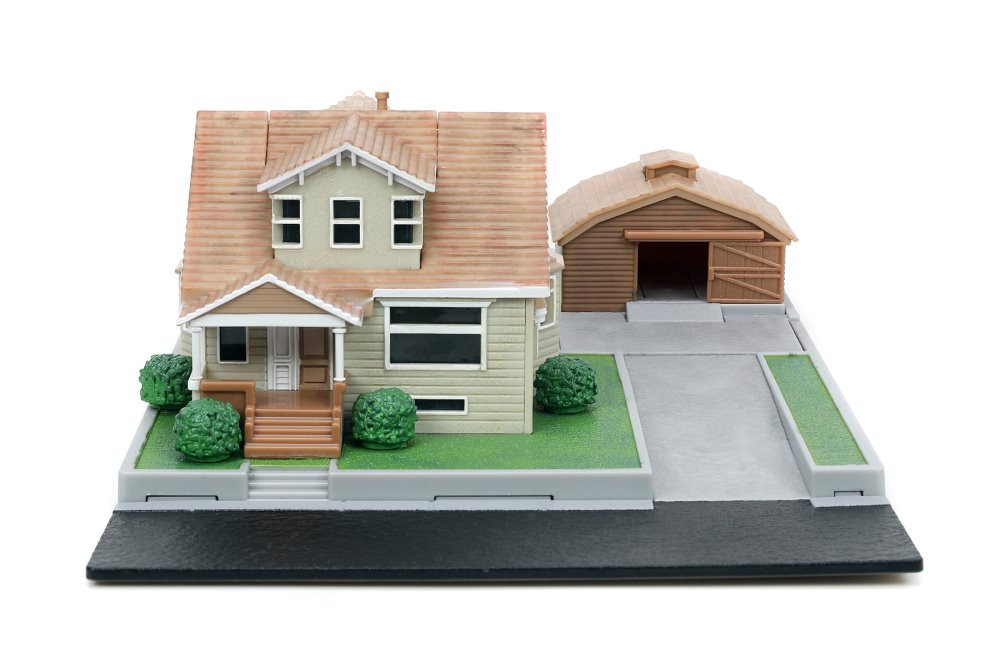Fast & Furious Dom's House Diorama Set, Multi- - Jada Toys 33668 - 1/65 scale Diorama