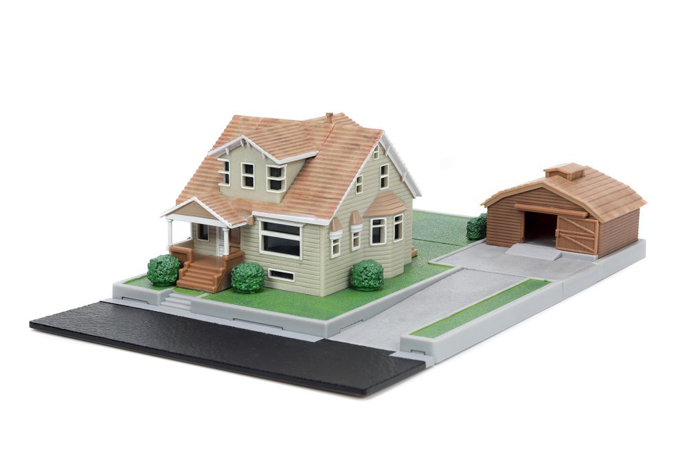 Fast & Furious Dom's House Diorama Set, Multi- - Jada Toys 33668 - 1/65 scale Diorama