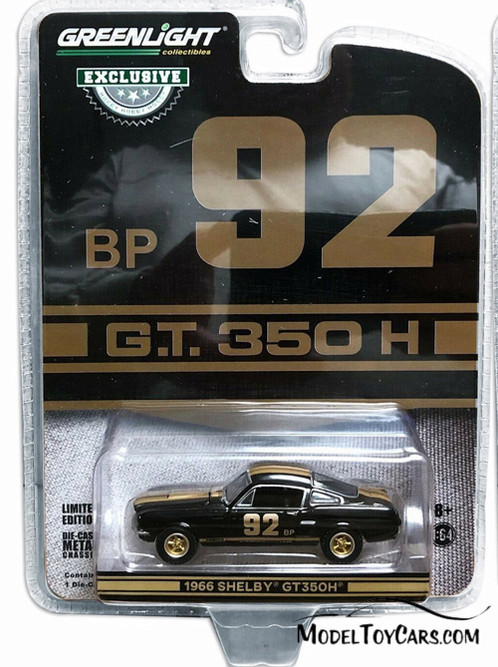 GREEN LIGHT BP 92 1966 FORD SHELBY GT350H FORD MUSTANG HOBBY 1/64TH DIECAST