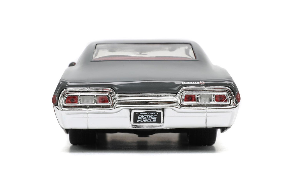 1967 Chevy Impala SS, Gray /Burgundy - Jada Toys 33864 - 1