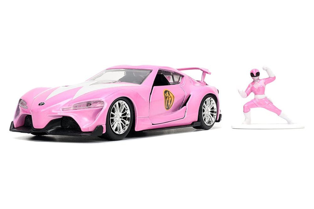 Toyota FT-1 Concept w/ Pink Ranger, Power Rangers - Jada Toys 33079 - 1/32 scale Diecast Car