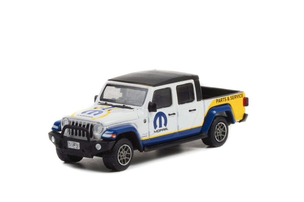 2021 Jeep Gladiator Pickup Truck, White - Greenlight 41140F/48 - 1/64 scale Diecast Model Toy Car