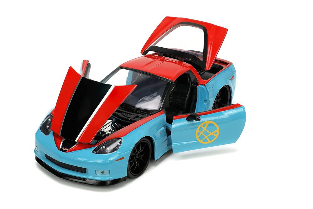 2006 Chevy Corvette Z06 w/ Doctor Strange, Marvel Cars - Jada Toys