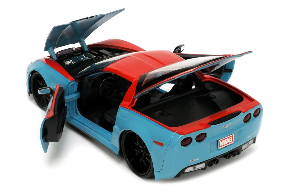 2006 Chevy Corvette Z06 w/ Doctor Strange, Marvel Cars - Jada Toys 32115 - 1/24 scale Diecast Car