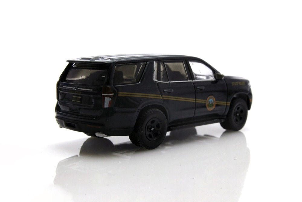 2021 Chevy Tahoe Police Pursuit Vehicle, Black - Greenlight 30343