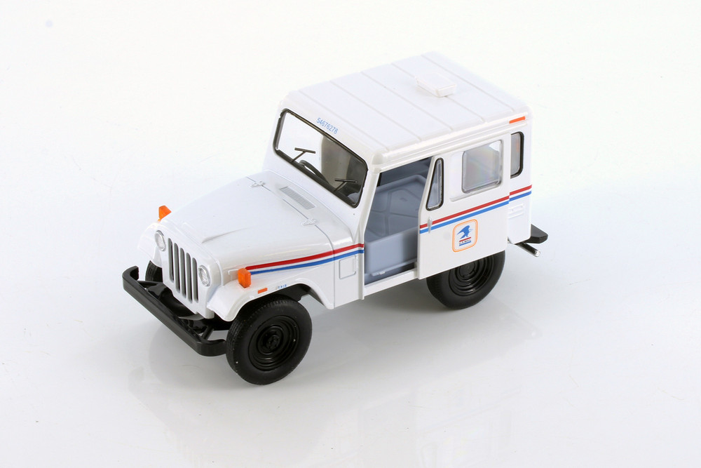 KinSMART 1台売り 白 1/26 1971 ジープ DJ-5B ミニカー jeep 新品 プルバック USPS 郵便配達