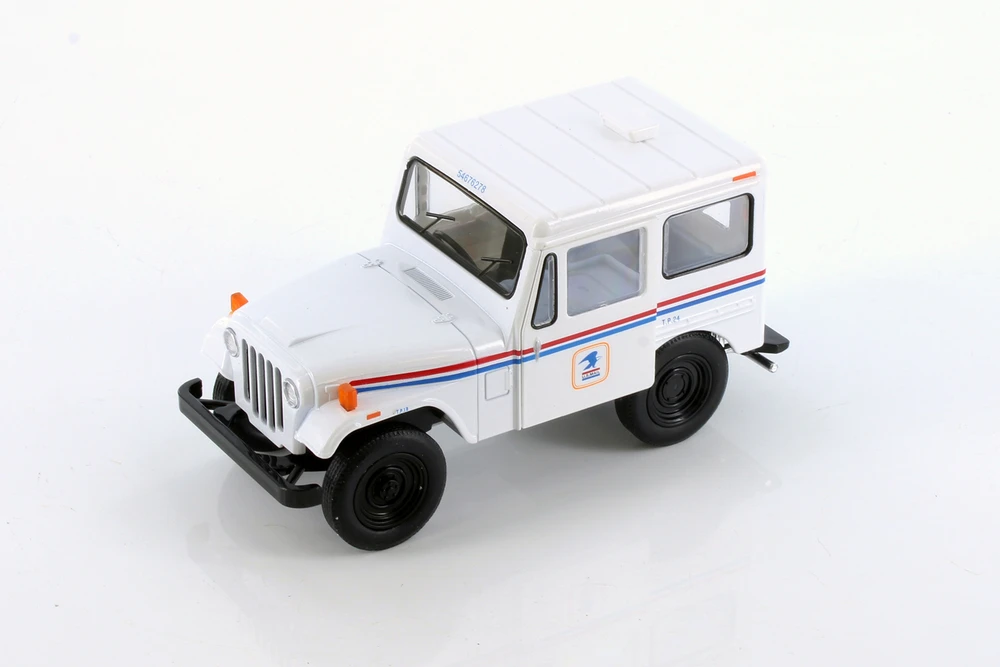 1971 Jeep DJ-5B USPS, White - Kinsmart 5435D - 1/26 scale Diecast Model Toy Car
