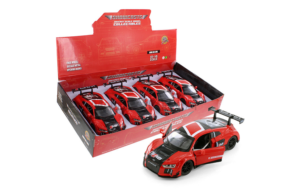 Audi R8 LMS, Red - Showcasts 68262D - 1/24 scale Diecast Model Toy