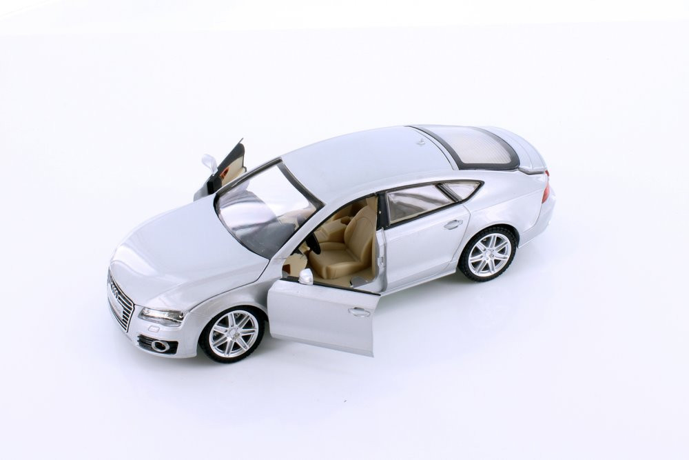 Audi A7, Silver - Showcasts 68248D - 1/24 scale Diecast Model Toy