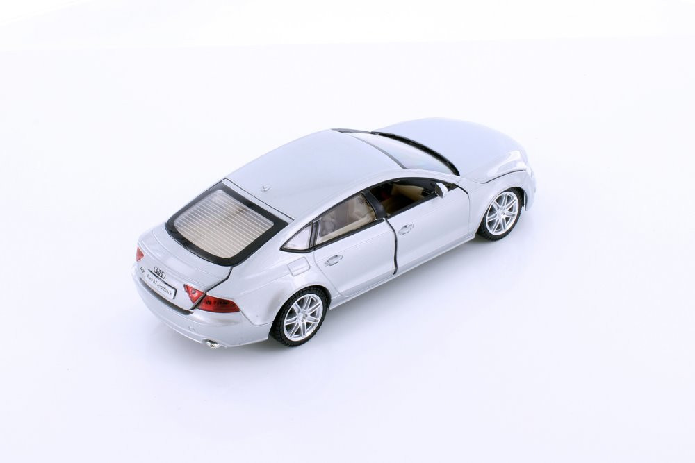 Audi A7, Silver - Showcasts 68248D - 1/24 scale Diecast Model Toy