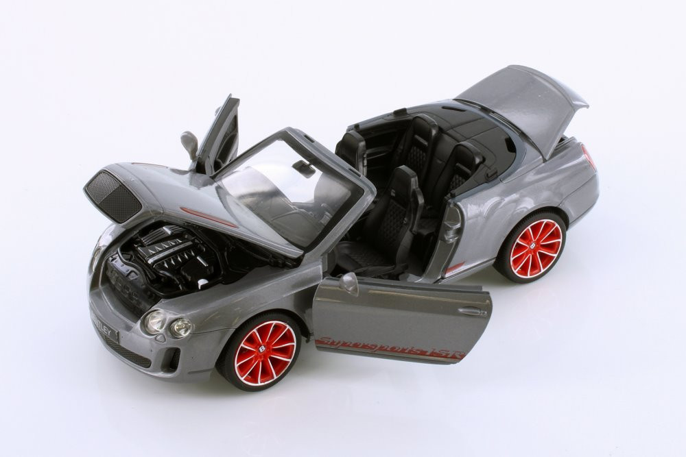 パトリック　リシャールボックス　ベントレー　super sports ISR Bentley Continental Supersport Convertible ISR, Gray - Showcasts
