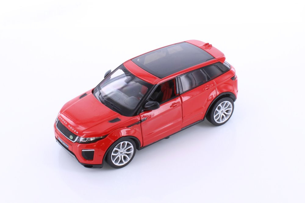 Land Rover Range Rover Evoque HSE, Red - Showcasts 68258D - 1/24 scale Diecast Model Toy Car