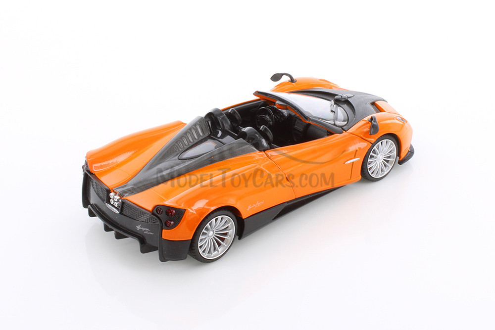 Pagani Huayra Roadster, Orange - Showcasts 68264D - 1/24 scale Diecast Model Toy Car (1 car, no box)