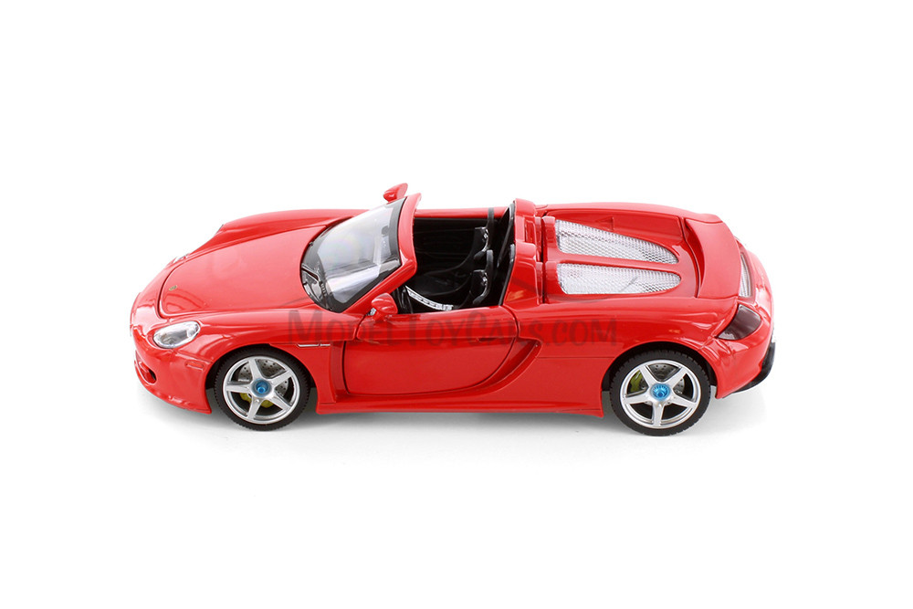 Porsche Carrera GT, Red - Showcasts 68242D - 1/24 scale Diecast Model Toy Car