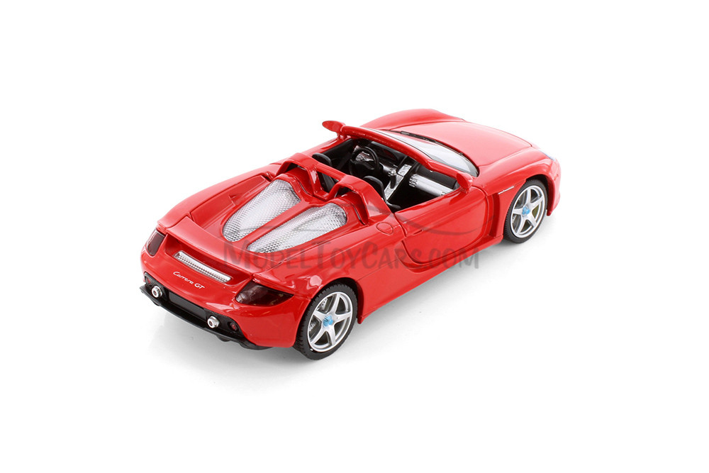 Porsche Carrera GT, Red - Showcasts 68242D - 1/24 scale Diecast Model Toy Car