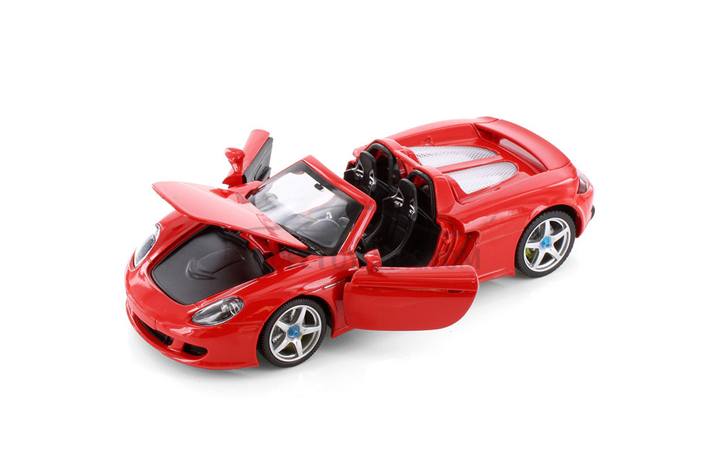Porsche Carrera GT, Red - Showcasts 68242D - 1/24 scale Diecast Model Toy Car